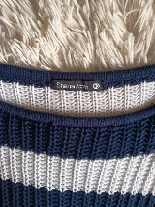 Jersey Shein rayas azul marino talla única