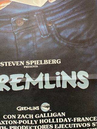 Póster Película Gremlins (1984) Steven Spielberg