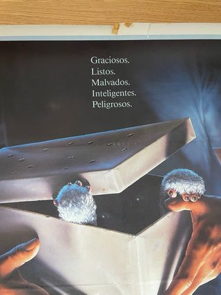 Póster Película Gremlins (1984) Steven Spielberg