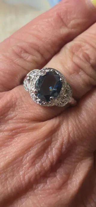 Anillo de plata firma baracco