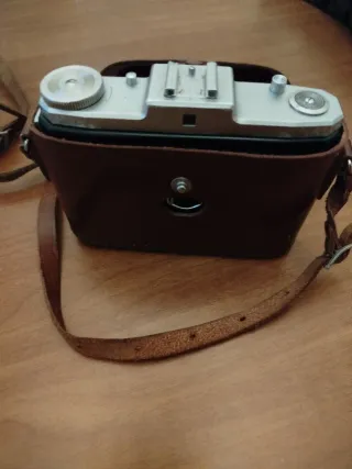 Macchina fotografica Nettar marrone/argento