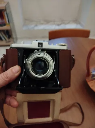 Macchina fotografica Nettar marrone/argento