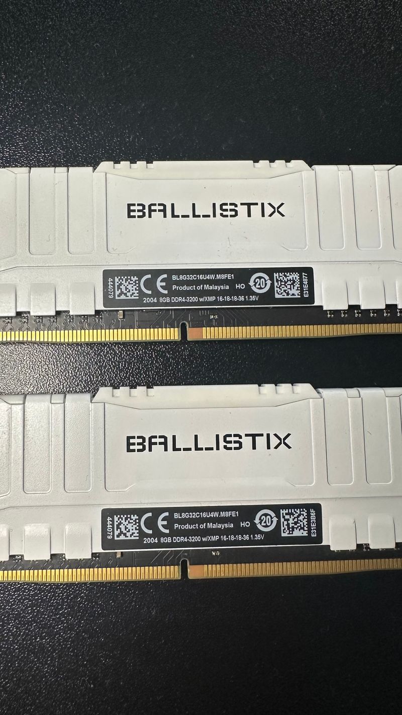 Crucial Ballistix DDR4 16GB (2x8) 3200MHz afbeelding 2