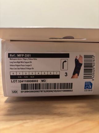 Muñequera Orliman Manutec Talla M