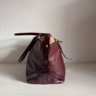 Borsa Burberry Pelle burgundy