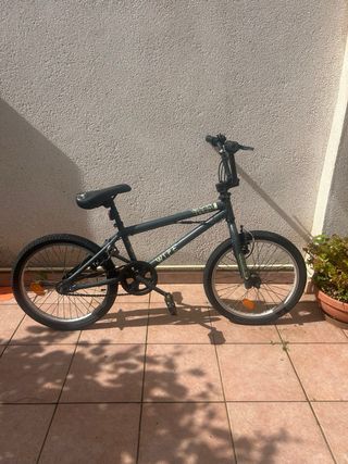 Bicicleta infantil BMX gris