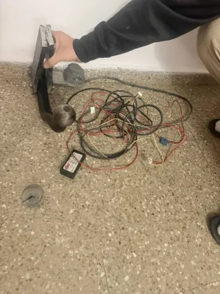 Bola remolque con cableado