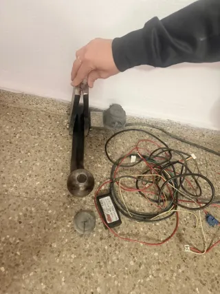 Bola remolque con cableado