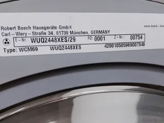 Lavadora Bosch 8kg 1200rpm plateado