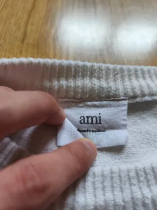 Jersey Ami Paris Corazón Rojo Blanco