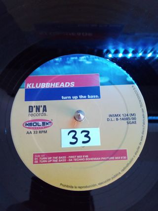 KLUBBHEADS - TURN UP THE BASS - VINILO REMEMBER
