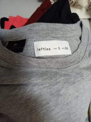 Camiseta Lefties La Bella y la Bestia Gris Talla S