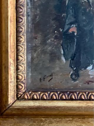 Fillol Granell (1870-1930). Escena con figuras.