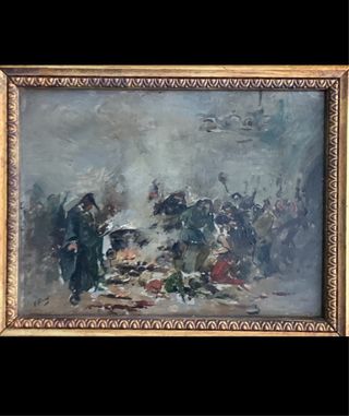 Fillol Granell (1870-1930). Escena con figuras.