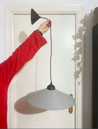 Lámpara colgante metálica