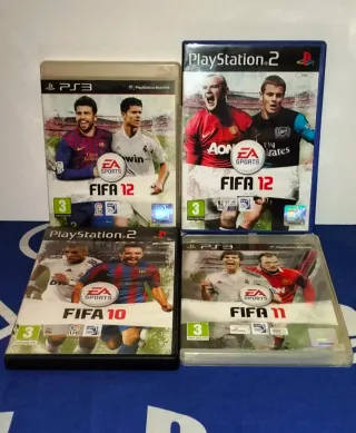 Lote de giochi FIFA (PS2, PS3, PSP, Wii)