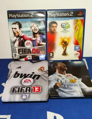 Lote de giochi FIFA (PS2, PS3, PSP, Wii)