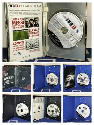 Lote de giochi FIFA (PS2, PS3, PSP, Wii)