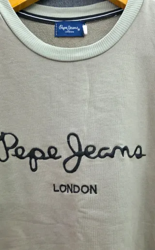 Sudadera Pepe Jeans Unisex Talla M Gris