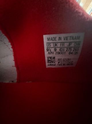 Adidas Forum Exhibit Low Rojas y Blancas