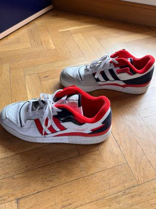 Adidas Forum Exhibit Low Rojas y Blancas