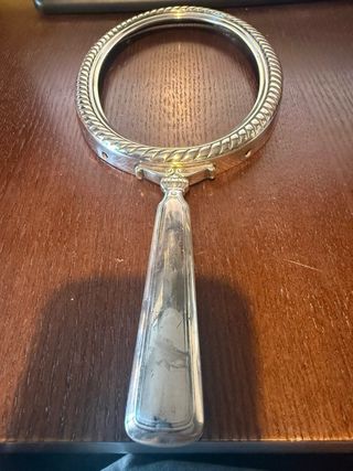 Base espejo antiguo CHRISTOFLE plata