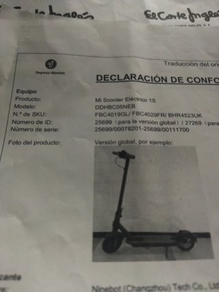 Patinete Xiaomi