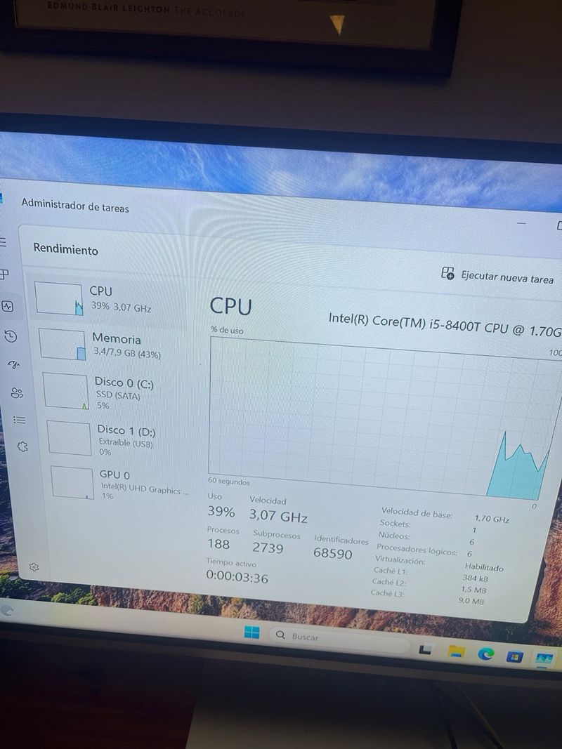Lenovo ThinkCentre M720q i5 8400t afbeelding 4