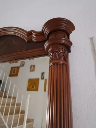 Espejo de Madera Tallado