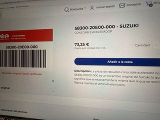 Cable Acelerador Suzuki Burgman 125