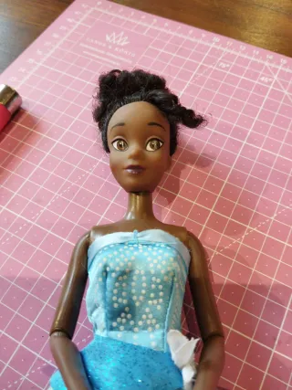 Muñeca Tiana Vestido Azul