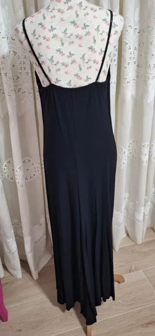 Vestido largo negro