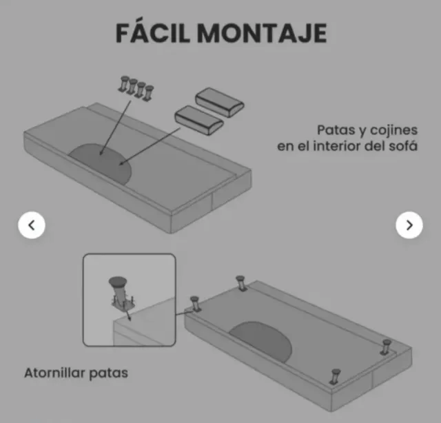 Sofá Cama Beige/Marrón