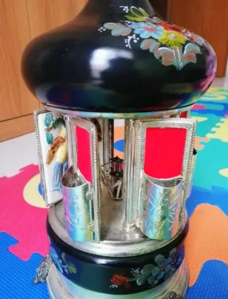 Portasigarette Carillon Vintage Decorato