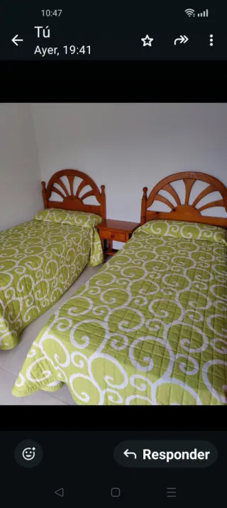 Última oferta : 2 camas individuales ( 90x1,80 )