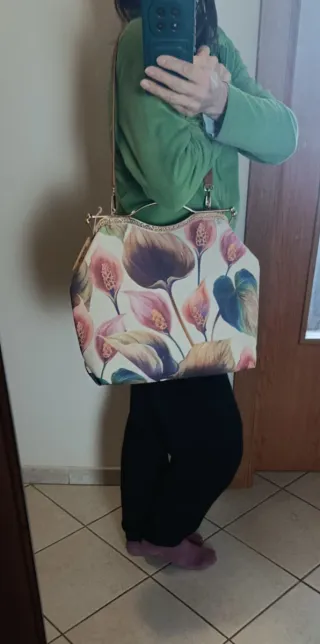 Borsa Mery Poppins Handmade Floreale