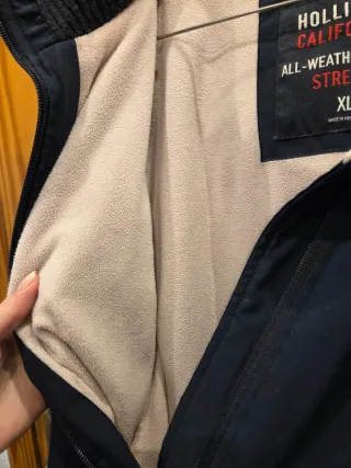 Chaqueta Hollister Azul Talla XL