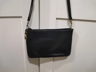 Bolso de cuero y piel de potro estampado cebra