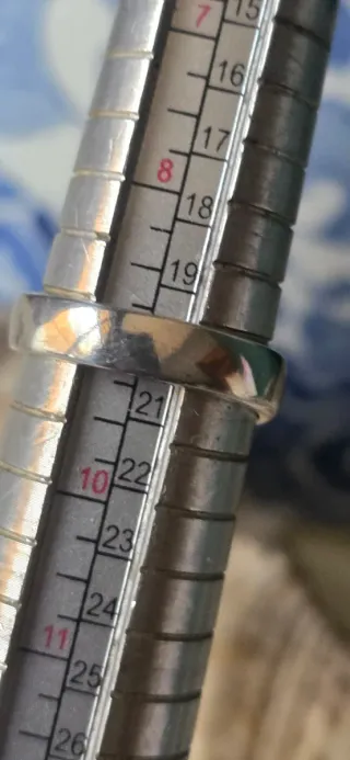 Anillo de plata de ley vintage años 80