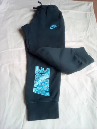 Pantalones deportivos niño azul