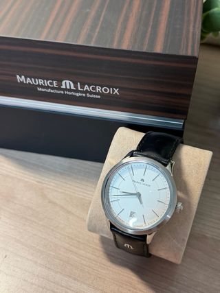 Reloj Maurice Lacroix Plata y Negro