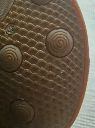 Botines de piel beige y marrón