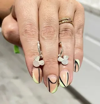 Pendientes Minnie Plata