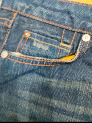 Pantalón vaquero Guess mujer azul