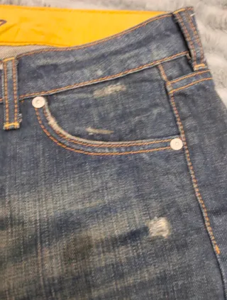 Pantalón vaquero Guess mujer azul