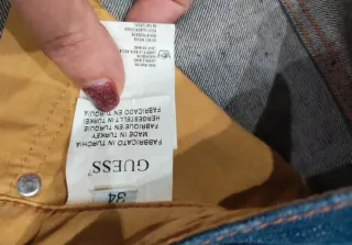 Pantalón vaquero Guess mujer azul