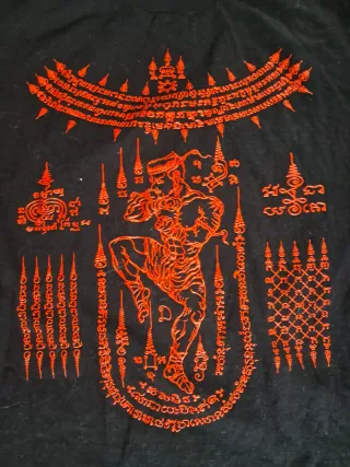 T-shirt Sak Yant Muay Thai Boran Thailand