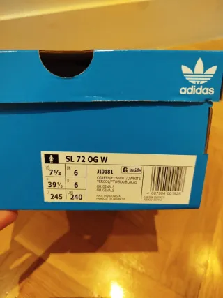 Zapatillas Adidas SL 72 Verdes y Blancas