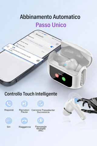 Cuffie Bluetooth Thunelec Bianche