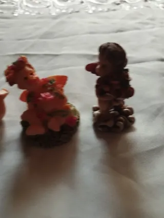 Set 3 Angioletti Resina Decorazione